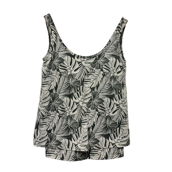 Pact Organic Cotton Grape Leaf Print Tank Top - Picture 2 of 11